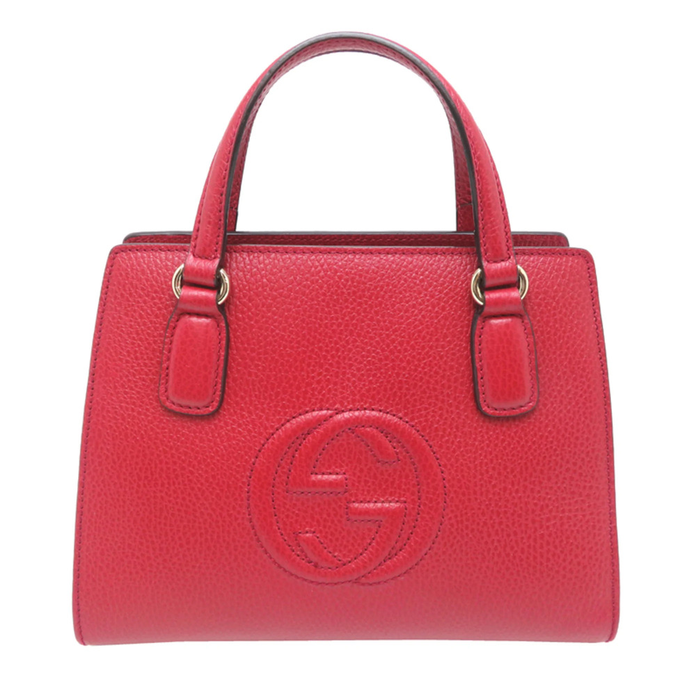 GUCCI Red Leather Bag
